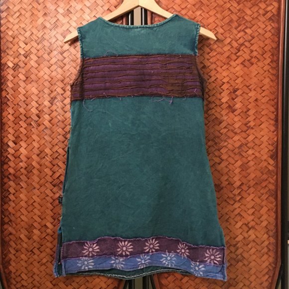 Fairy Grunge Floral Patchwork Tank Top - Picture 2 of 5